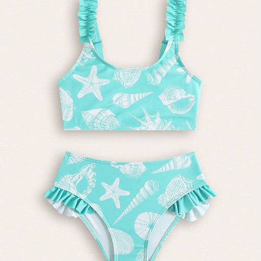 Cute Cartoon Swimsuit For Little Girls And Babies