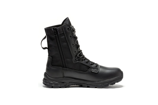 Botas Pro Black Men's 8 inch Side Zipper Military Tactical Boots BP401BK