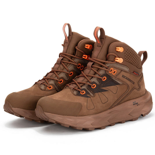 ROCKROOSTER Farmington Brown 6 Inch Waterproof Hiking Boots with VIBRAM® Outsole OC21031