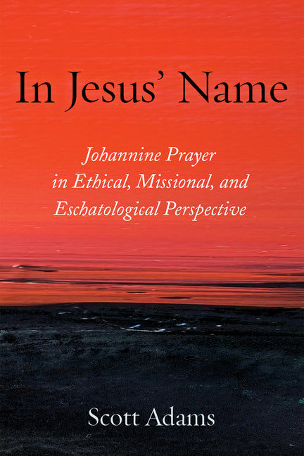 In Jesus' Name: Johannine Prayer in Ethical, Missional, and Eschatological Perspective - Hardcover