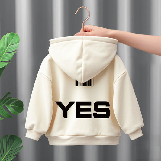 Wool Padded Cotton Hooded Sweater