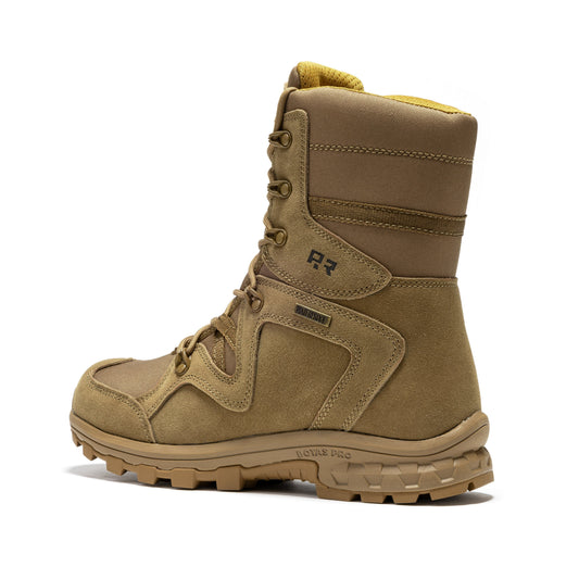 ROCKROOSTER Colmar Coyote 8 inch Suede Leather Waterproof Tactical & Military Boots AB520