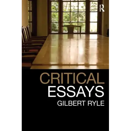 Critical Essays: Collected Papers Volume 1