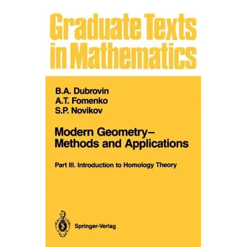 Modern Geometry--Methods and Applications: Part III: Introduction to Homology Theory
