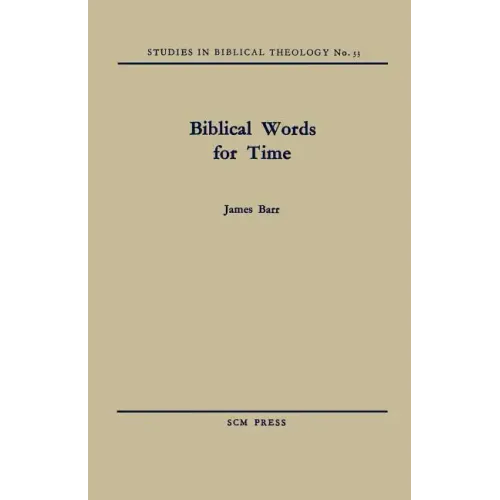 Biblical Words for Time