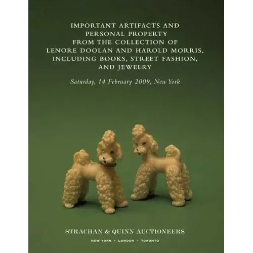 Important Artifacts and Personal Property from the Collection of Lenore Doolan and Harold Morris, Including Books, Street Fashion, and Jewelry