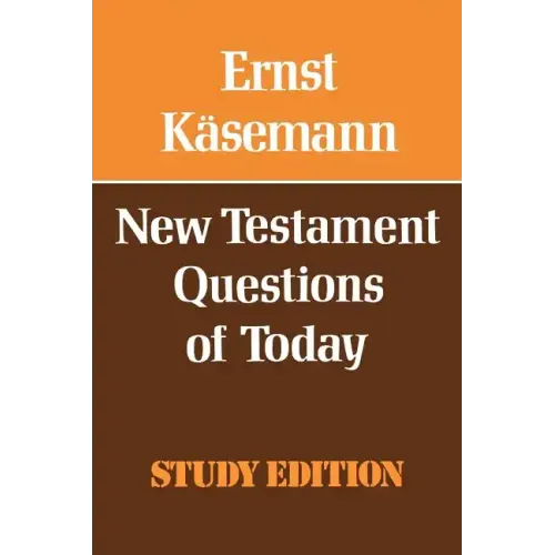 New Testament Questions for Today