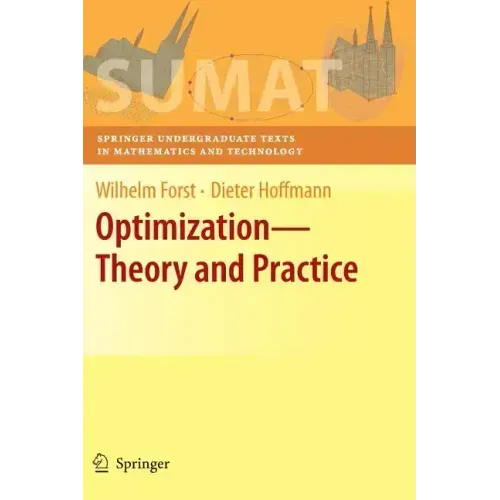 Optimization--Theory and Practice