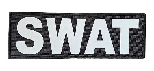 (3"×9") "SWAT" REFLECTIVE VELCRO PATCH
