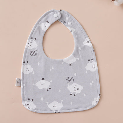 Babys Pure Cotton U-shaped Bib Waterproof Baby Bib
