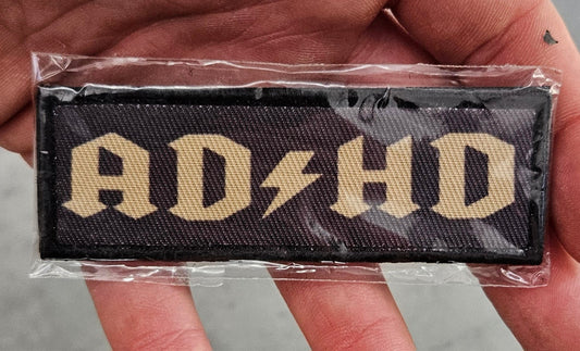 ACDC STYLED "ADHD" Tactical Morale Patch
