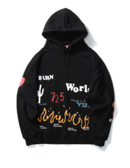 Fun letter printed sweatshirt