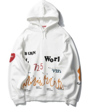 Fun letter printed sweatshirt