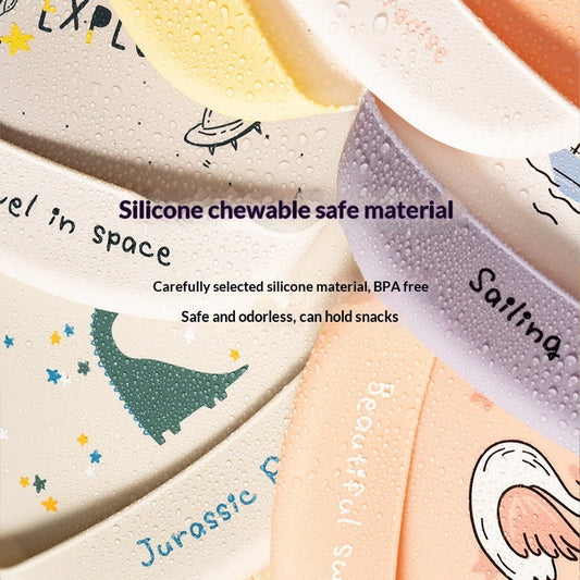 Baby Waterproof And Stain-resistant Food-grade Silicone Bib