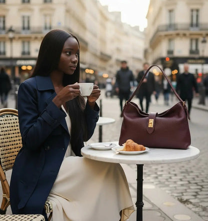 THE CLARA LEATHER SLOUCH BAG (FINAL SALE)