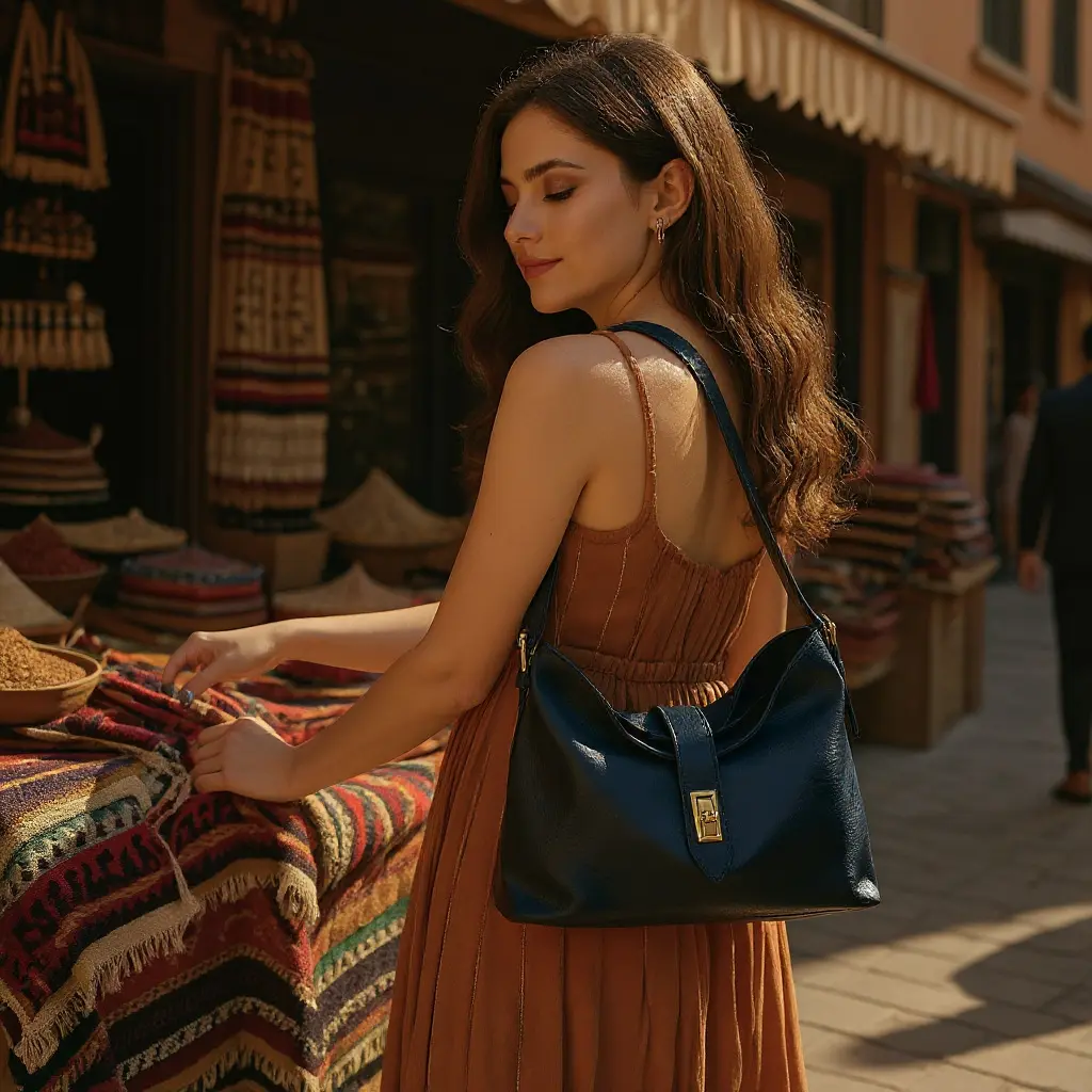 THE CLARA LEATHER SLOUCH BAG (FINAL SALE)