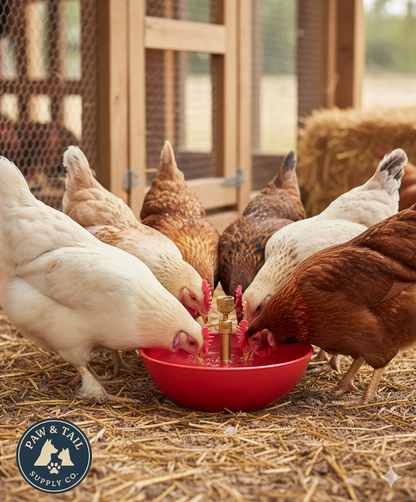 Little Giant Baby Chick Automatic Poultry Fount 1.5 Pint Shallow Waterer