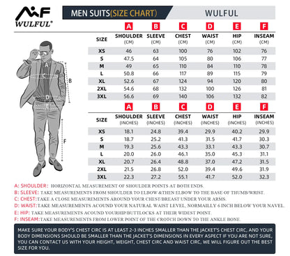 WULFUL Men's 3 Piece Slim Fit Suit Set Two Button Blazer Jacket Vest Pants Tuxedo Set for Party, Wedding and Business Medium Black-0371