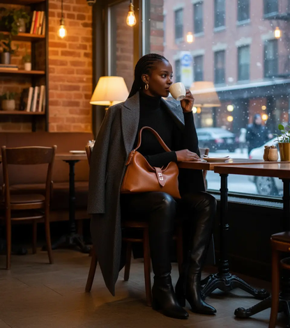 THE CLARA LEATHER SLOUCH BAG (FINAL SALE)