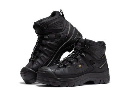 ROCKROOSTER Woodland Brown 6 inch Composite Toe Waterproof Leather Work Boots AK661