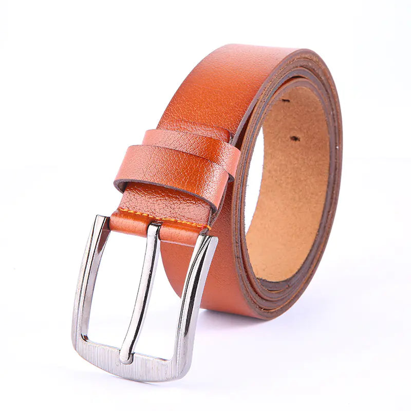 Fashionable Men's Business Casual Leather Belt