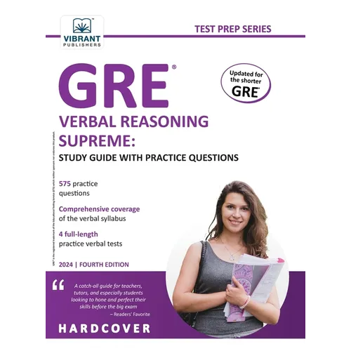 GRE Verbal Reasoning Supreme Study Guide with Practice Questions: Study Guide with Practice Questions