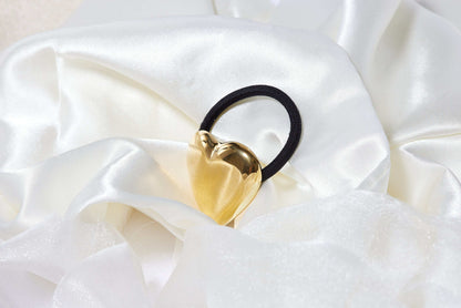 Glossy Heart Shaped Hair Ties