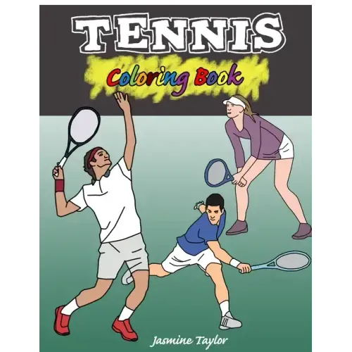 Tennis Coloring Book