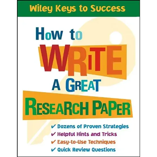 How to Write a Great Research Paper