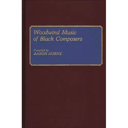 Woodwind Music of Black Composers