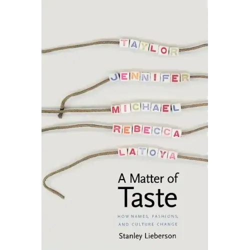 A Matter of Taste: How Names, Fashions, and Culture Change