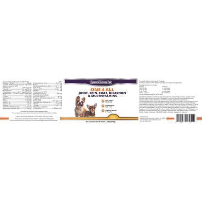 PiccardNaturePets One 4 All Supplement 60ct Soft Chews