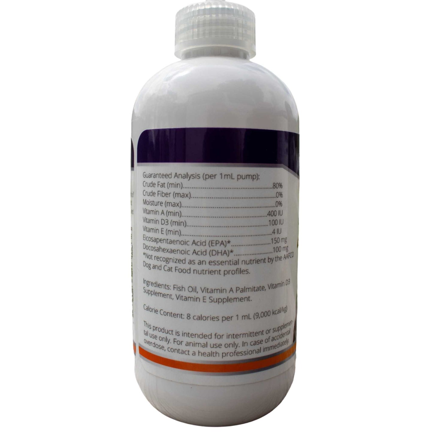 Piccardmeds4pets Derma-3 Liquid Omega-3 Supplement - 8oz Pump Bottle for Dogs & Cats + FREE Bandana!