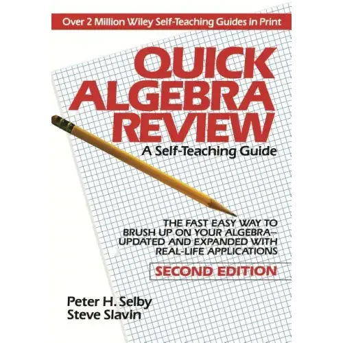 Quick Algebra Review