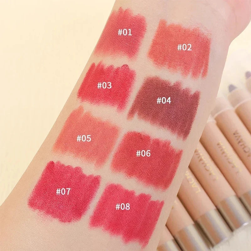 New Matte Lipliner Pencil Waterproof Non Stick Cup Contour Tint Lipstick Long Lasting Lip Care Makeup Cosmetics for Women Girls