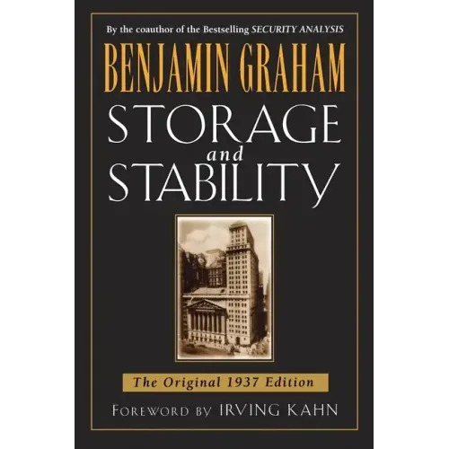 Storage and Stability: The Original 1937 Edition