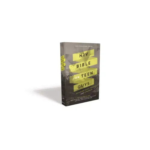 NIV Bible for Teen Guys, Hardcover: Building Faith, Wisdom and Strength