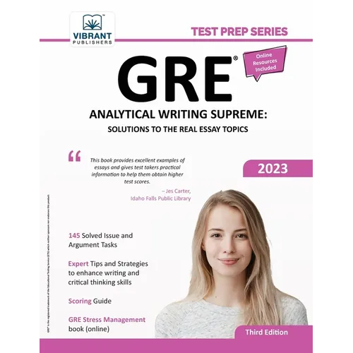 GRE Analytical Writing Supreme: Solutions to the Real Essay Topics
