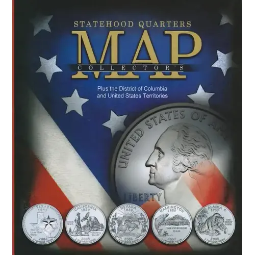 Statehood Quarters Collector's Map: Plus the District of Columbia and United States Territories