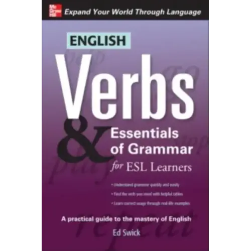 English Verbs & Essentials of Grammar for ESL Learners