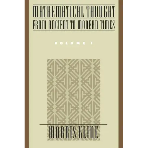 Mathematical Thought from Ancient to Modern Times