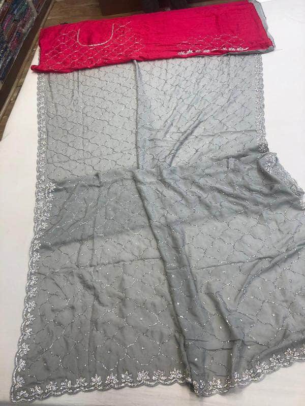 Crepe Silk Fancy Saree