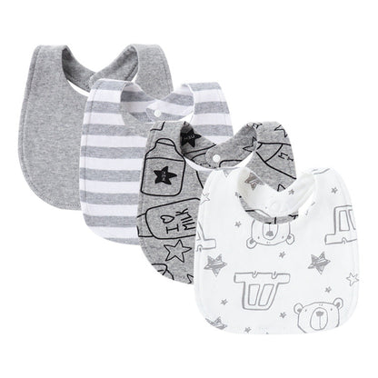 Baby And Infant Bibs Made Of Pure Cotton