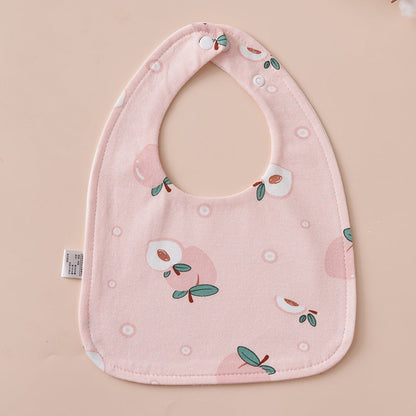 Babys Pure Cotton U-shaped Bib Waterproof Baby Bib