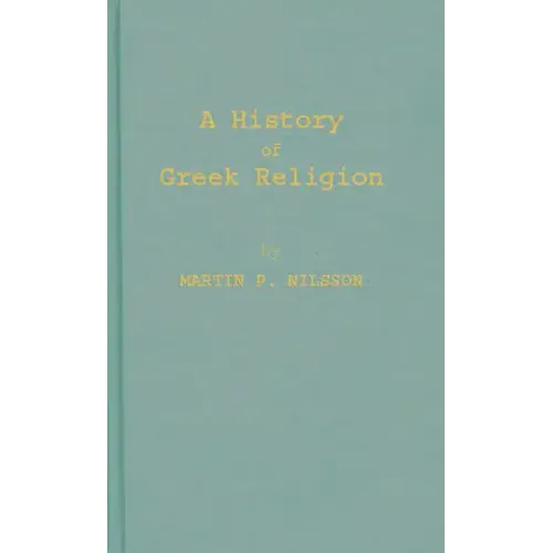 A History of Greek Religion