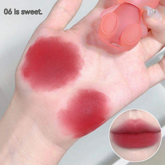 Bear Cute Rabbit Lip Mud Matte Finish