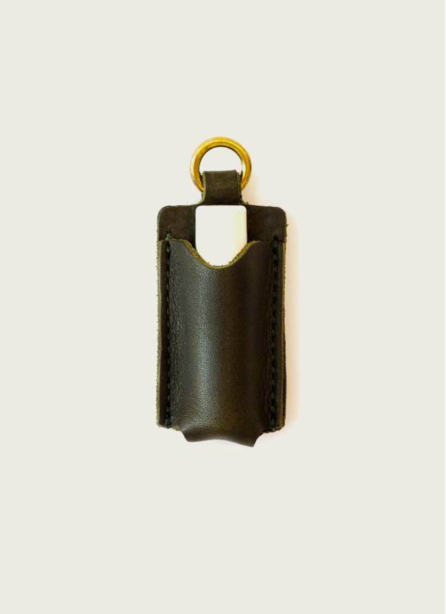 Leather Lip Balm Holder